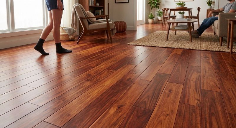 Cherry Floor Installation in Granada Hills, CA