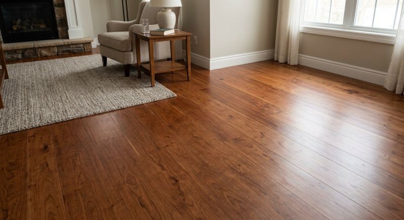 Cherry Floor Installation in North Hills, CA