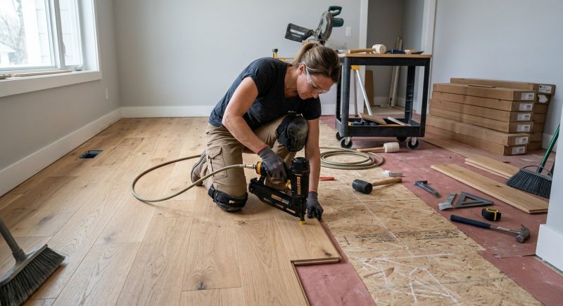 Hardwood Floor Installation in North Hills, CA