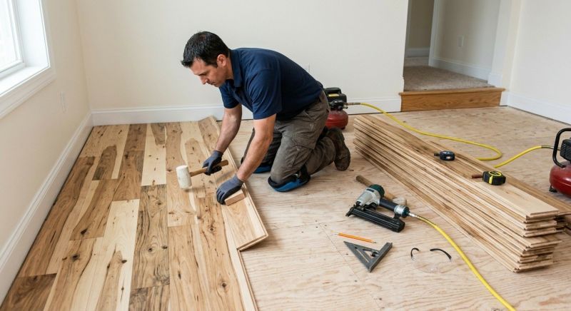 Hickory Floor Installation in Thousand Oaks, CA