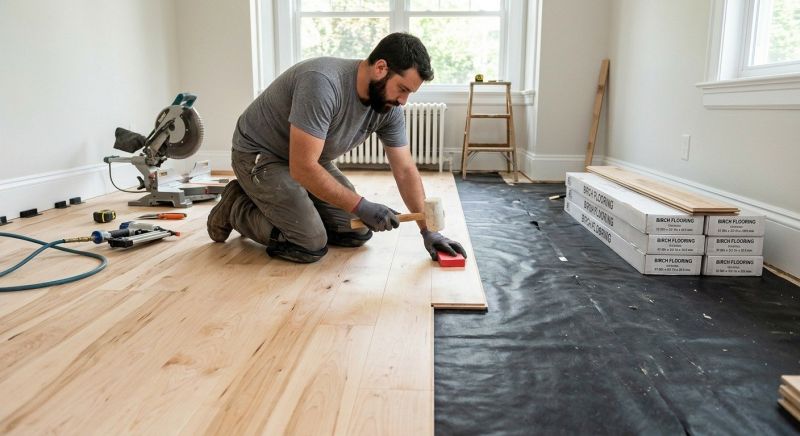 Maple Flooring Installation in Canoga Park, CA