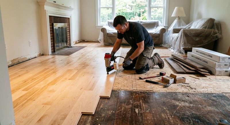 Maple Flooring Installation in Encino, CA