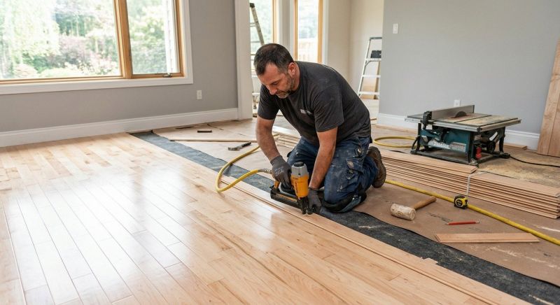 Maple Flooring Installation in North Hills, CA
