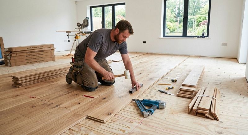 Oak Floor Installation in Chatsworth, CA