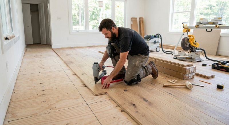 Oak Floor Installation in Port Hueneme, CA