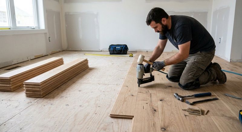 Oak Floor Installation in Tarzana, CA
