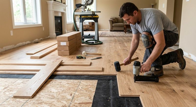 Oak Floor Installation in Tarzana, CA