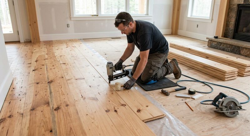 Pine Floor Installation in Thousand Oaks, CA