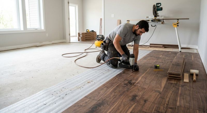Walnut Flooring Installation in Thousand Oaks, CA