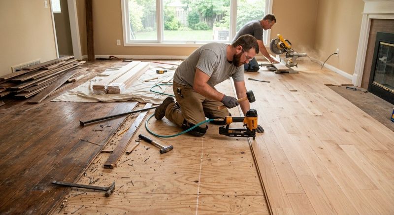 Wood Floor Replacement in Northridge, CA