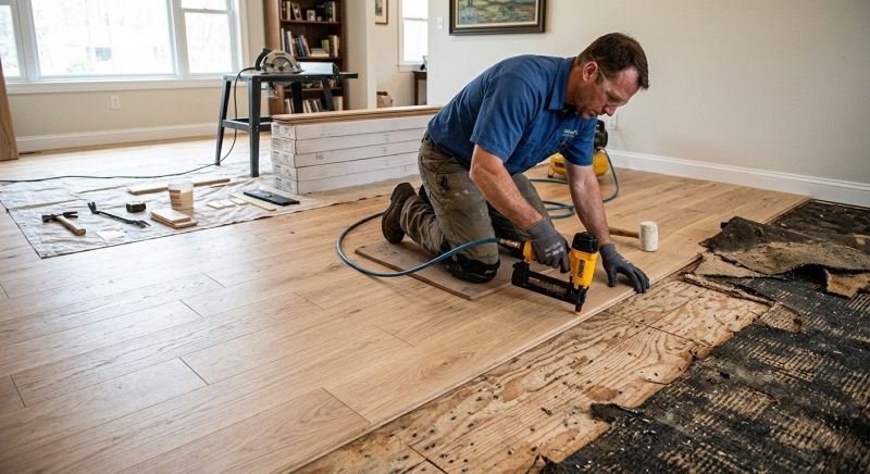 Wood Floor Replacement in Reseda, CA